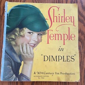 Shirley Temple  Dimples collectors 1936 Authorized Edition  staple bound book